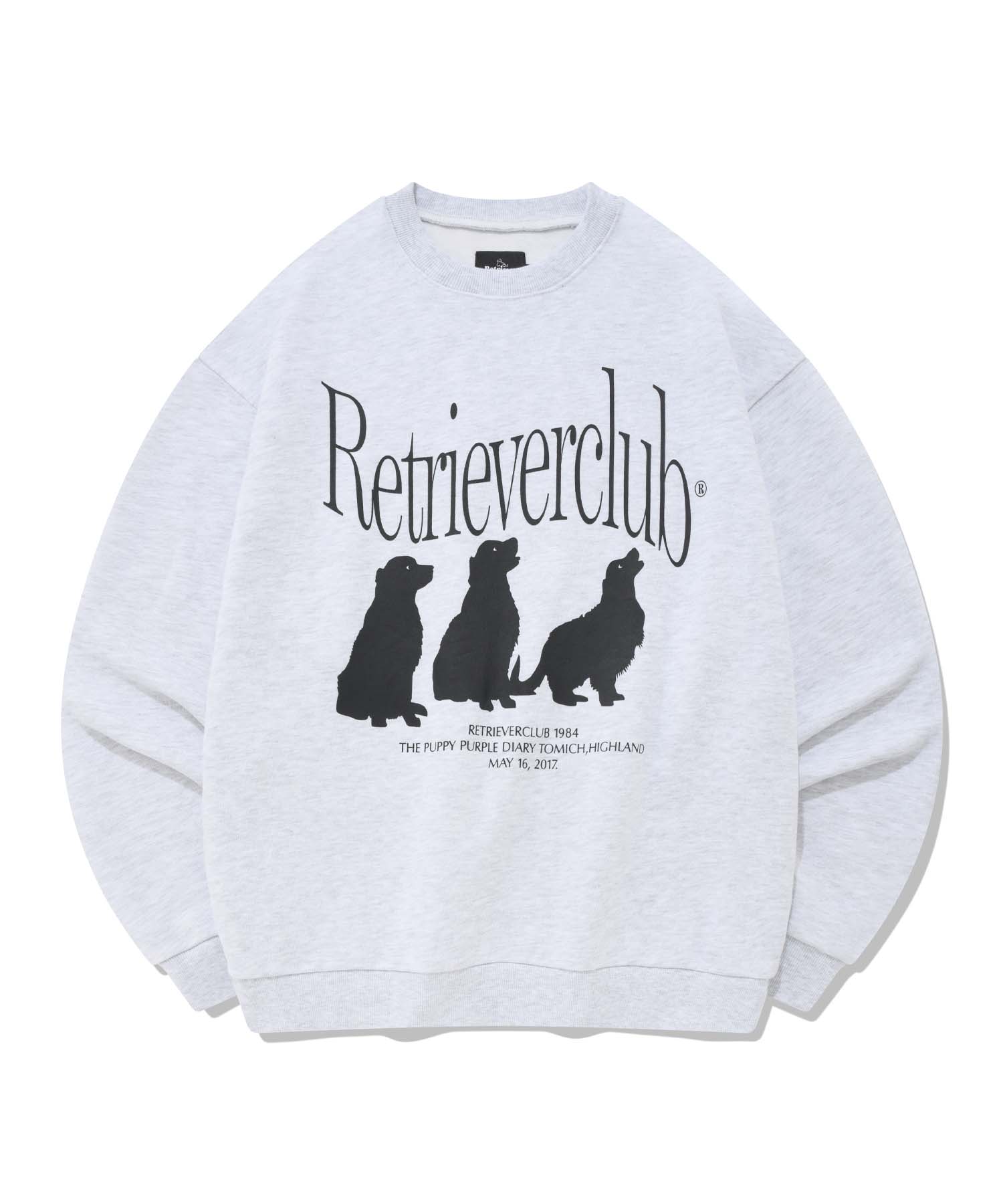 [RETRIEVER CLUB]UNISEX●RIDING BOARD CREWNECK Retriever Club | Official Store – Shop Trendy Fashion at MUSINSA