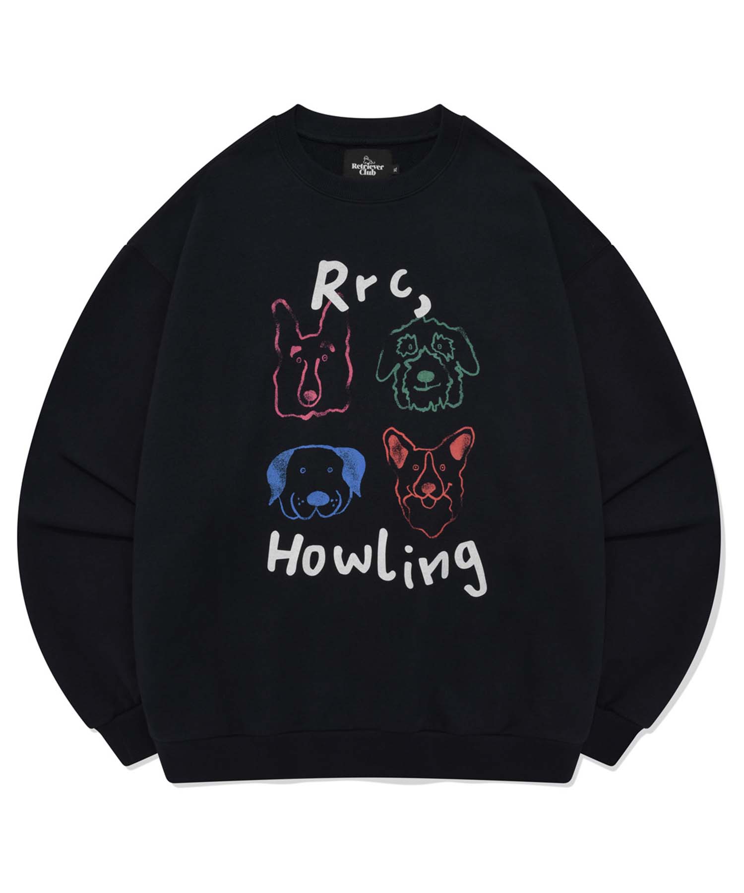 [RETRIEVER CLUB]UNISEX●RETRIEVER DOLL CREWNECK RC1FTO205BK_05.jpg