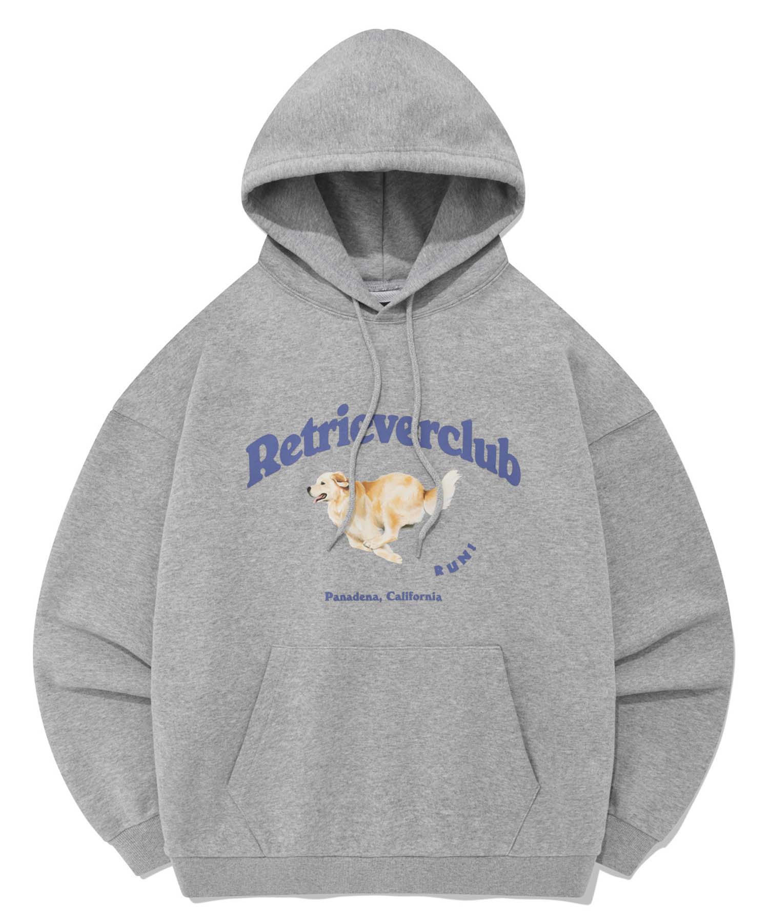 RUNNING RETRIEVER HOODIE [GRAY] - Retriever Club